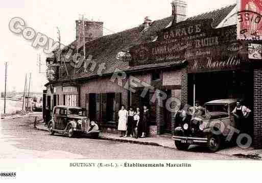 Ville de BOUTIGNYPROUAIS, carte postale ancienne