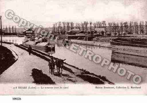 Ville de BRIARE, carte postale ancienne