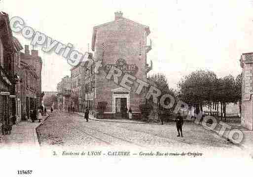 Ville de CALUIREETCUIRE, carte postale ancienne