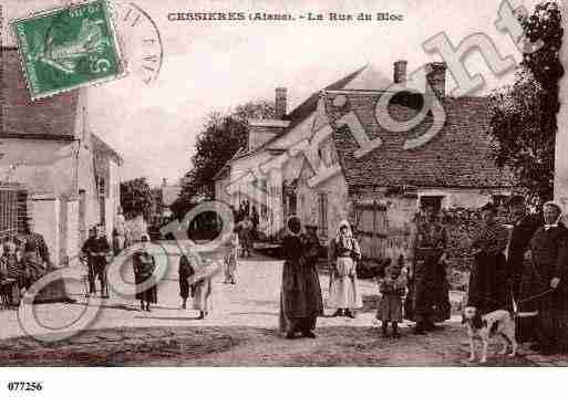 Ville de CESSIERES, carte postale ancienne