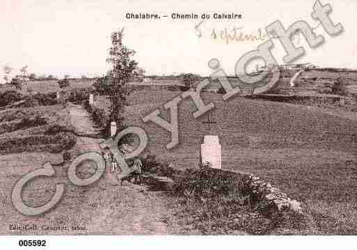 Ville de CHALABRE, carte postale ancienne