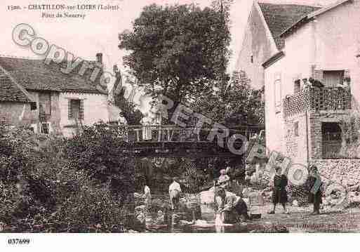 Ville de CHATILLONSURLOIRE, carte postale ancienne