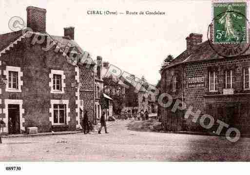 Ville de CIRAL, carte postale ancienne