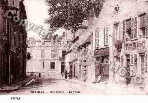 Ville de CLAMECY, carte postale ancienne