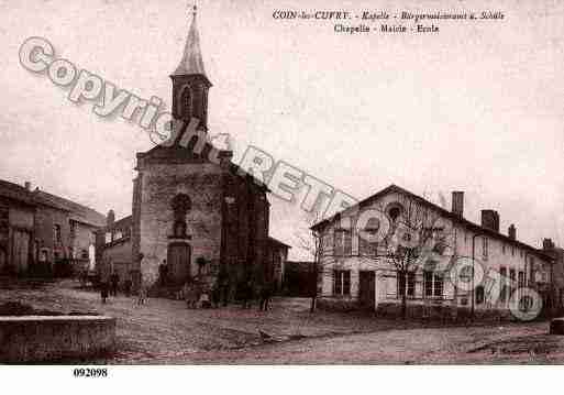 Ville de COINLESCUVRY, carte postale ancienne