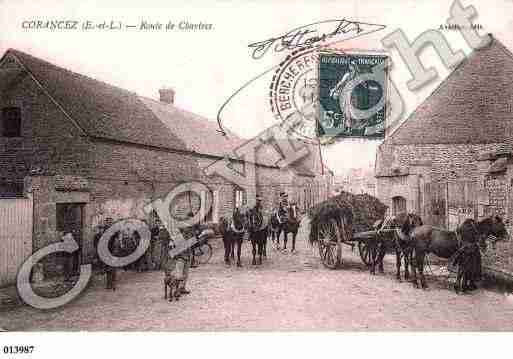 Ville de CORANCEZ, carte postale ancienne