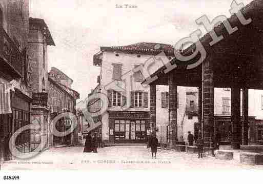 Ville de CORDES, carte postale ancienne