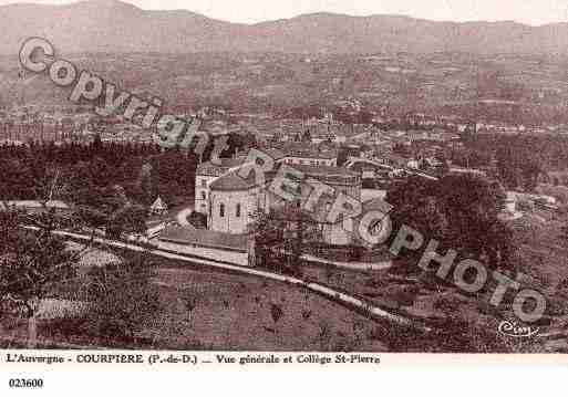 Ville de COURPIERE, carte postale ancienne