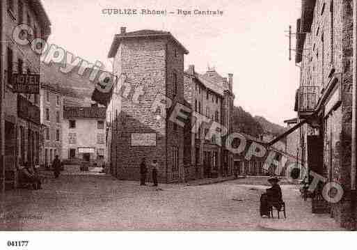 Ville de CUBLIZE, carte postale ancienne