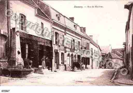 Ville de DAMERY, carte postale ancienne