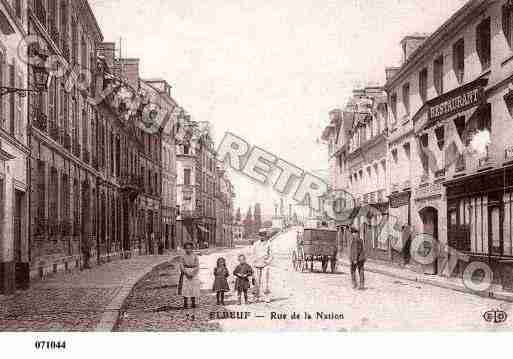 Ville de ELBEUF, carte postale ancienne