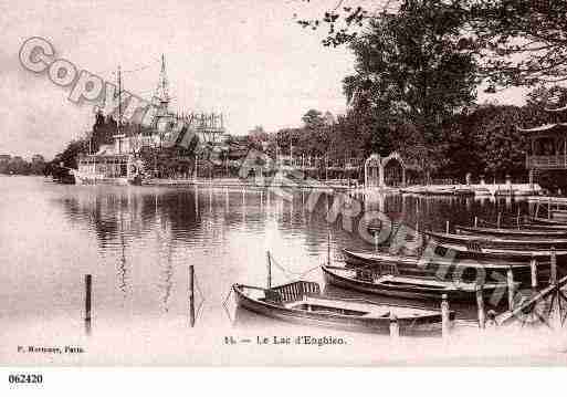 Ville de ENGHIENLESBAINS, carte postale ancienne