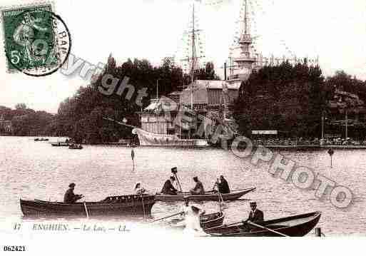 Ville de ENGHIENLESBAINS, carte postale ancienne