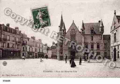 Ville de ETAMPES, carte postale ancienne