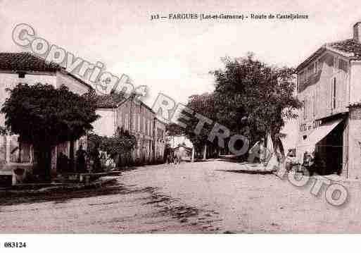 Ville de FARGUESSUROURBISE, carte postale ancienne