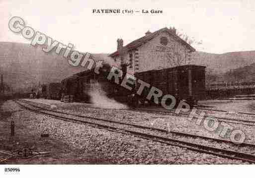 Ville de FAYENCE, carte postale ancienne