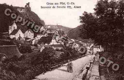 Ville de FERRETTE, carte postale ancienne