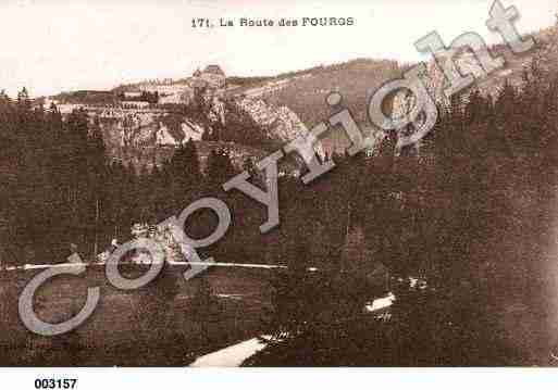 Ville de FOURGS(LES), carte postale ancienne