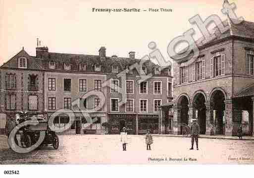 Ville de FRESNAYSURSARTHE, carte postale ancienne