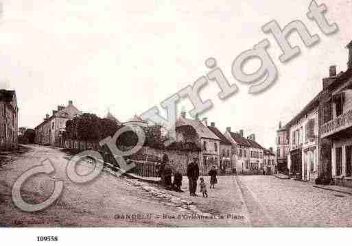 Ville de GANDELU, carte postale ancienne