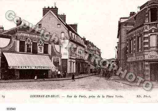 Ville de GOURNAYENBRAY, carte postale ancienne