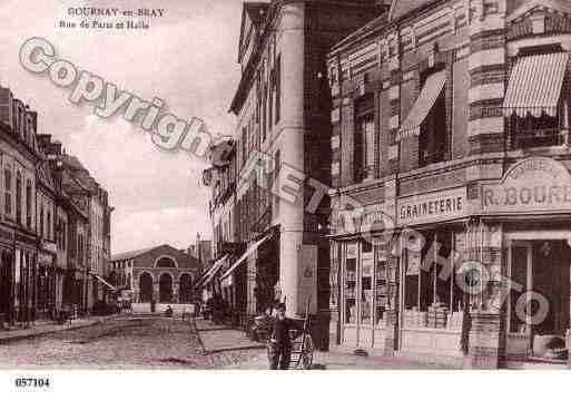 Ville de GOURNAYENBRAY, carte postale ancienne