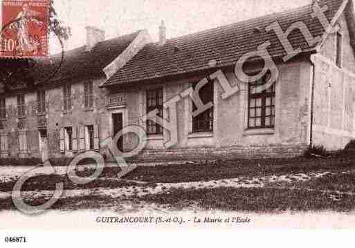 Ville de GUITRANCOURT, carte postale ancienne Ville de GUITRANCOURT, carte postale ancienne