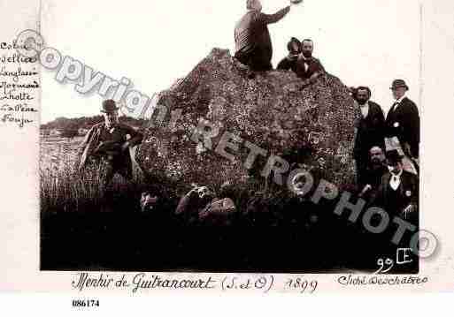 Ville de GUITRANCOURT, carte postale ancienne