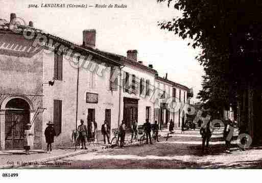 Ville de LANDIRAS, carte postale ancienne