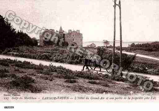 Ville de LARMORBADEN, carte postale ancienne