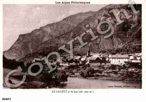 Ville de LAUZETUBAYE(LE), carte postale ancienne