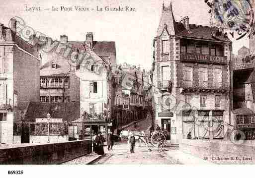 Ville de LAVAL, carte postale ancienne