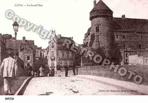 Ville de LAVAL, carte postale ancienne