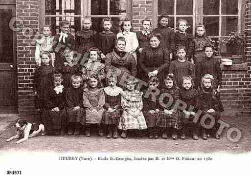 Ville de LIEUREY, carte postale ancienne