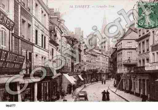 Ville de LISIEUX, carte postale ancienne