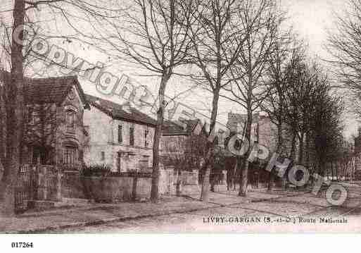 Ville de LIVRYGARGAN, carte postale ancienne