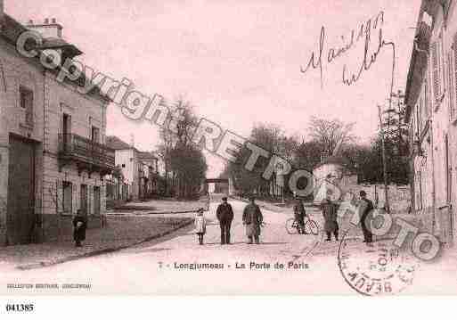 Ville de LONGJUMEAU, carte postale ancienne