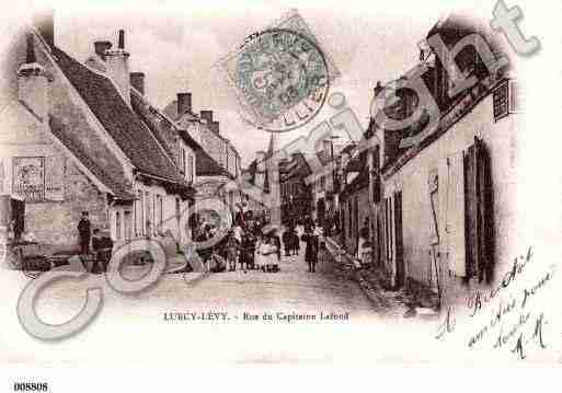 Ville de LURCYLEVIS, carte postale ancienne