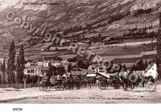 Ville de LUZ, carte postale ancienne
