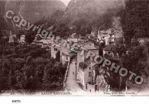 Ville de LUZ, carte postale ancienne