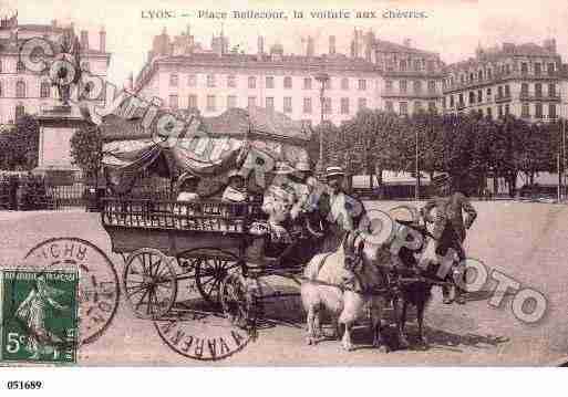 Ville de LYON, carte postale ancienne