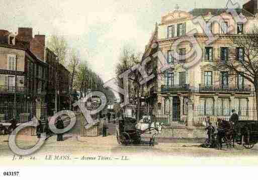 Ville de MANS(LE), carte postale ancienne