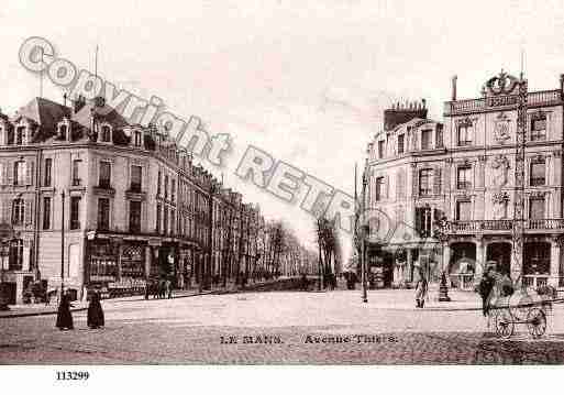 Ville de MANS(LE), carte postale ancienne