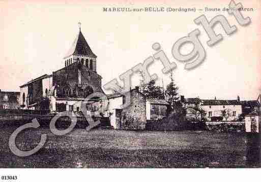 Ville de MAREUIL, carte postale ancienne