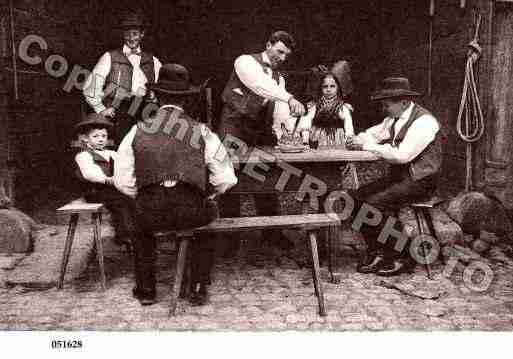 Ville de MIETESHEIM, carte postale ancienne