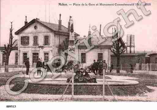Ville de MOHON, carte postale ancienne