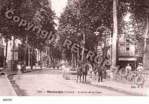 Ville de MONTARGIS, carte postale ancienne