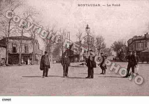 Ville de MONTAUBAN, carte postale ancienne