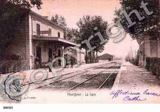 Ville de MONTFAVET, carte postale ancienne