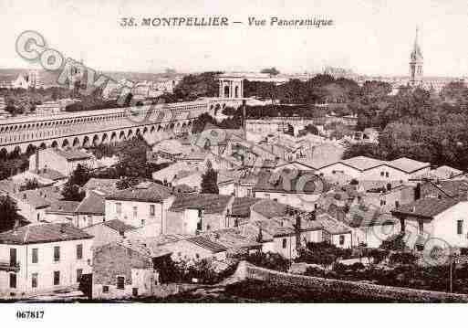 Ville de MONTPELLIER, carte postale ancienne